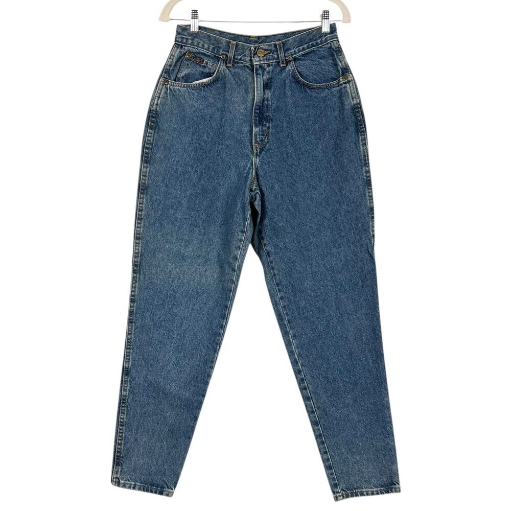Chic Medium‎ Wash Denim 100% Cotton Vintage 90s Classic Mom Jeans Sz 14